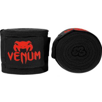 Bandes de boxe Venum 4m black red