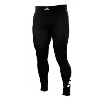 Pantalon de compression Adidas approuvé IBJJF noir