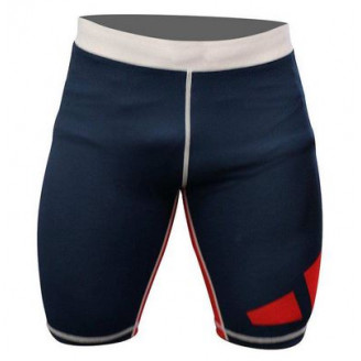 Short de Vale tudo Adidas bleu blanc rouge