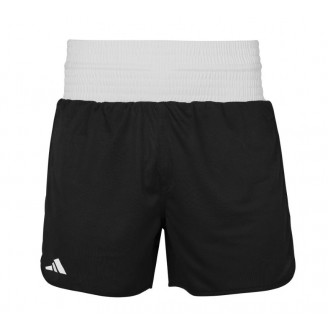 Short de boxe amateur femme Adidas noir