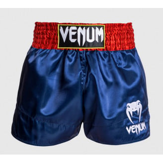 Short de Muay Thaï Venum bleu/rouge