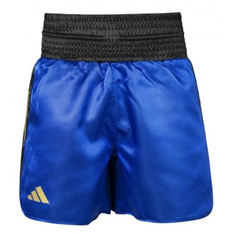 Short de boxe anglaise Adidas bleu