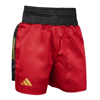 Short de boxe anglaise Adidas rouge